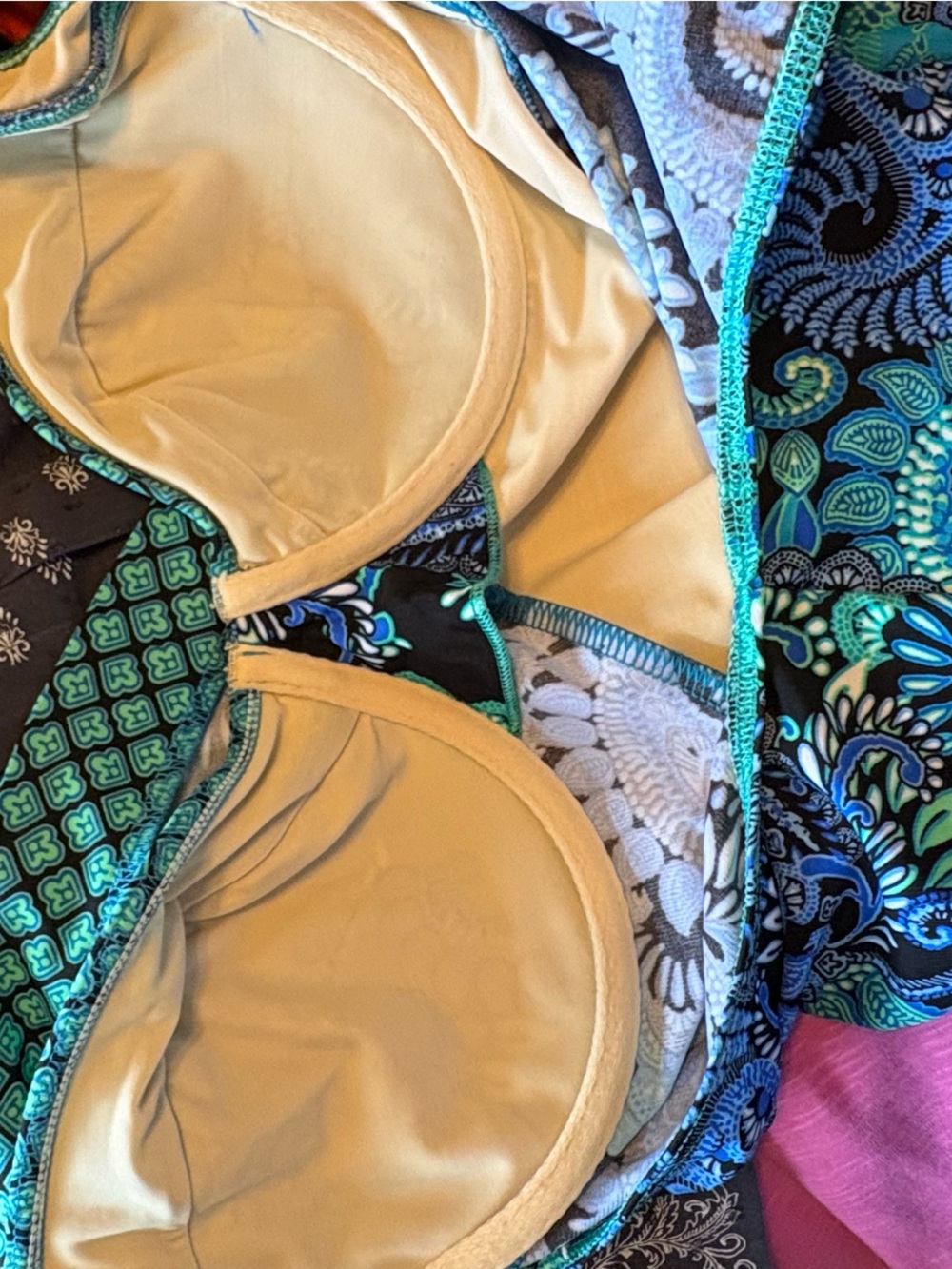Miraclesuit Blue & Teal Paisley Woman’s One-Piece Swimsuit - Picture 7 of 7